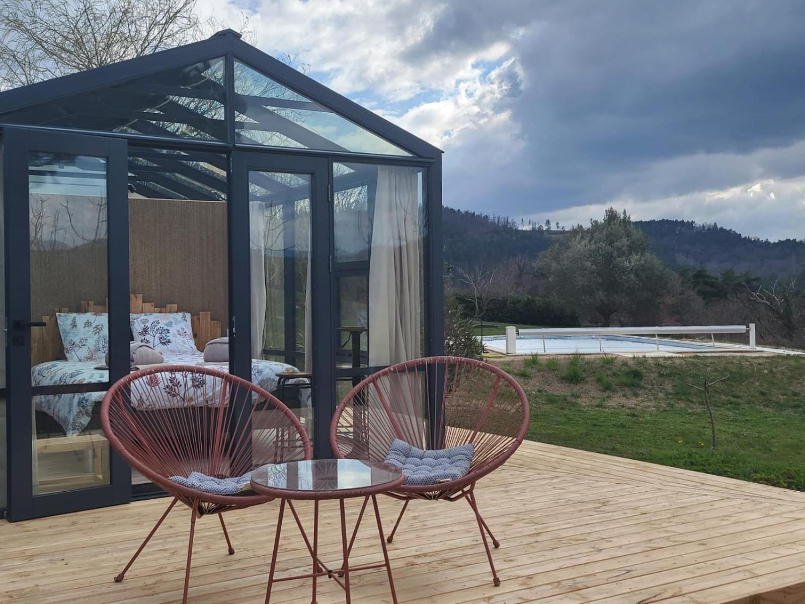 Mas De Bouilhac Gite Et Insolite Pranles Exterior foto